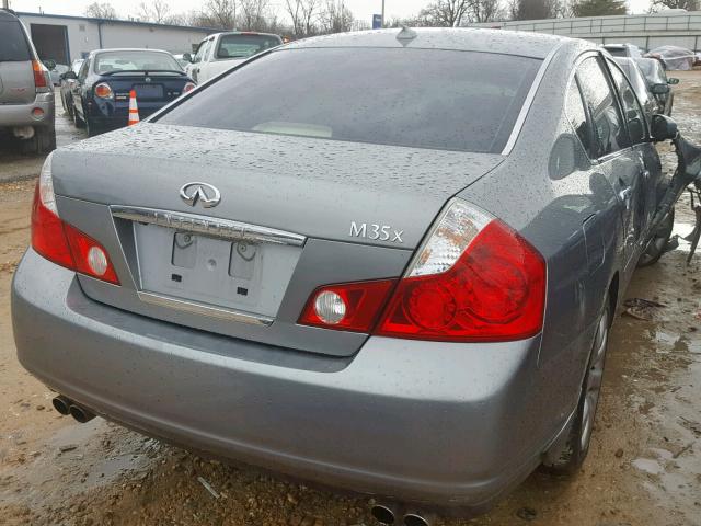 JNKAY01F76M263828 - 2006 INFINITI M35 BASE GRAY photo 4