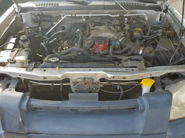 1N6ED27T43C463944 - 2003 NISSAN FRONTIER C SILVER photo 7