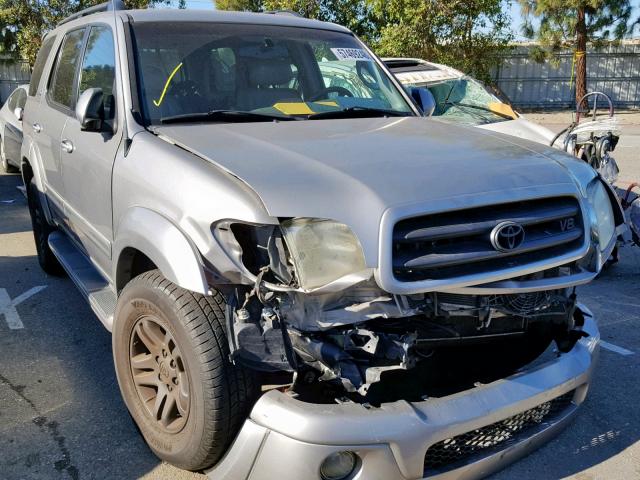 5TDZT38A93S143379 - 2003 TOYOTA SEQUOIA LI GRAY photo 1