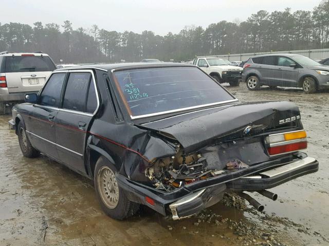 WBADK8305J9713184 - 1988 BMW 528 E AUTO BLACK photo 3