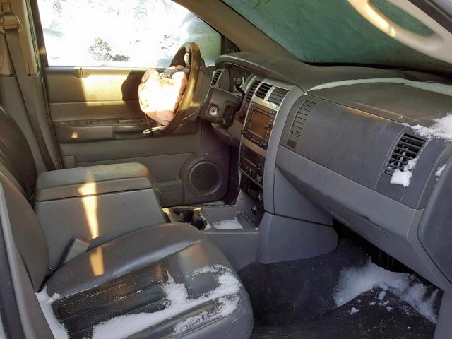 1D8HB58N75F507638 - 2005 DODGE DURANGO LI SILVER photo 5