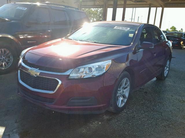 1G11C5SL6FF137961 - 2015 CHEVROLET MALIBU 1LT BURGUNDY photo 2