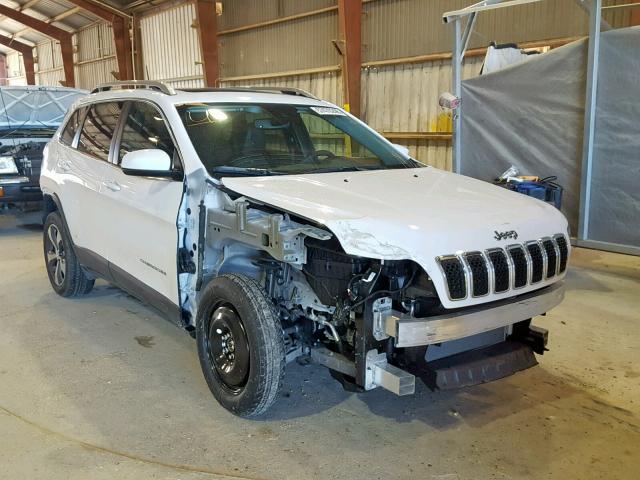 1C4PJLDB5KD143305 - 2019 JEEP CHEROKEE L WHITE photo 1