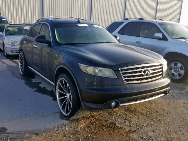 JNRBS08W26X401612 - 2006 INFINITI FX45 BLACK photo 1