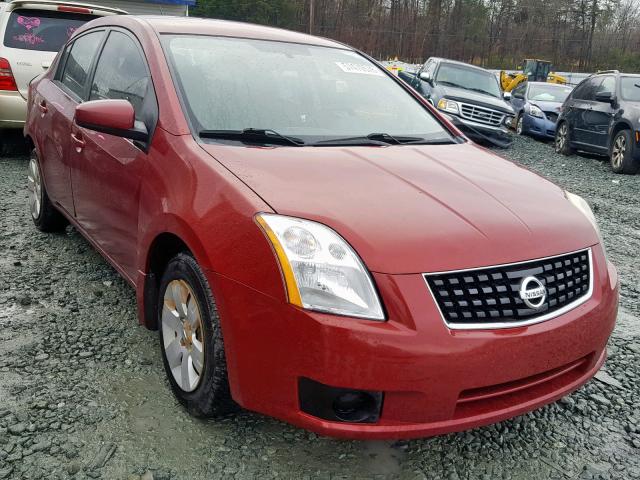 3N1AB61E48L635686 - 2008 NISSAN SENTRA 2.0 BURGUNDY photo 1