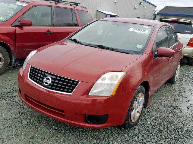 3N1AB61E48L635686 - 2008 NISSAN SENTRA 2.0 BURGUNDY photo 2