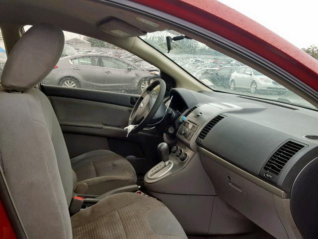 3N1AB61E48L635686 - 2008 NISSAN SENTRA 2.0 BURGUNDY photo 5