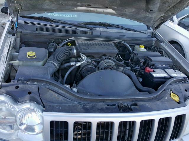 1J4GR48K55C724767 - 2005 JEEP GRAND CHER SILVER photo 7