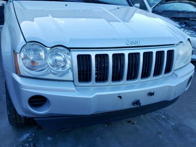 1J4GR48K55C724767 - 2005 JEEP GRAND CHER SILVER photo 9