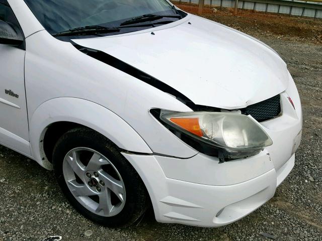 5Y2SL62884Z407538 - 2004 PONTIAC VIBE WHITE photo 9