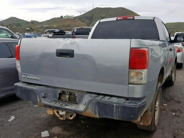 5TFJM5F11BX001190 - 2011 TOYOTA TUNDRA GRAY photo 4