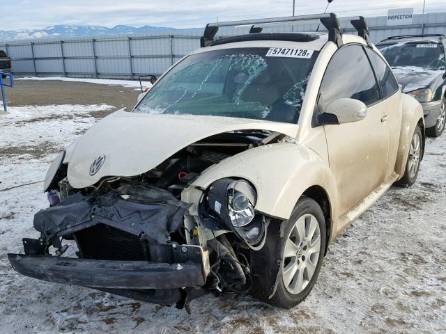 3VWRG31C99M501893 - 2009 VOLKSWAGEN NEW BEETLE Bej foto 2