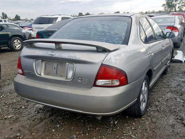 3N1BB51D01L108191 - 2001 NISSAN SENTRA SE SILVER photo 4