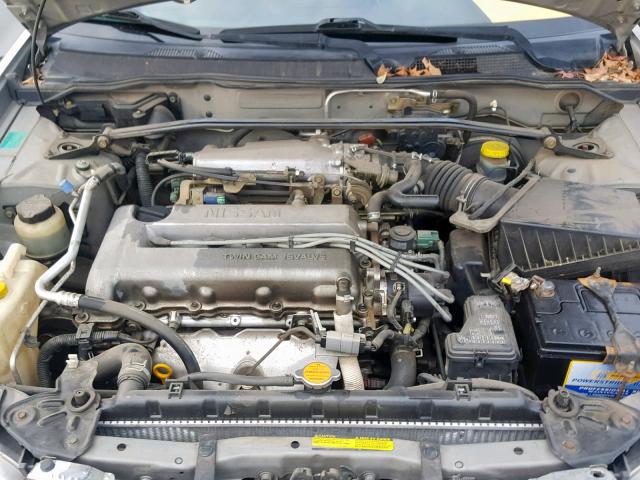 3N1BB51D01L108191 - 2001 NISSAN SENTRA SE SILVER photo 7