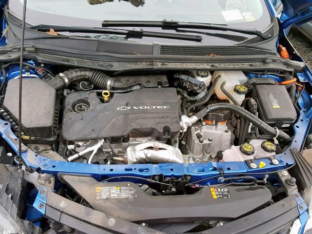 1G1RC6S50HU217202 - 2017 CHEVROLET VOLT LT BLUE photo 7