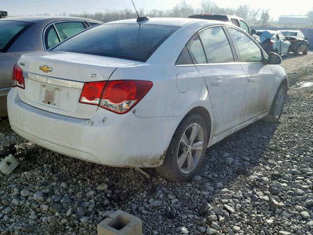 1G1PE5SB4F7282146 - 2015 CHEVROLET CRUZE LT WHITE photo 4