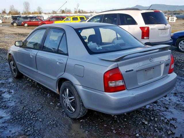 JM1BJ2227Y0236561 - 2000 MAZDA PROTEGE DX SILVER photo 3