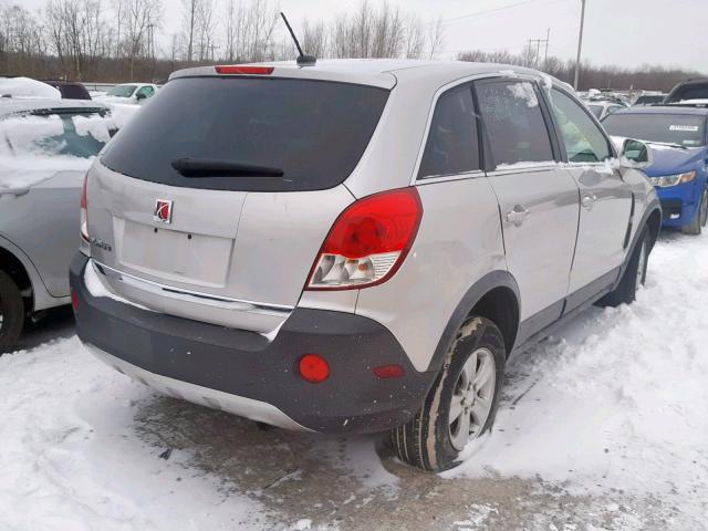 3GSCL33P68S501742 - 2008 SATURN VUE XE SILVER photo 4