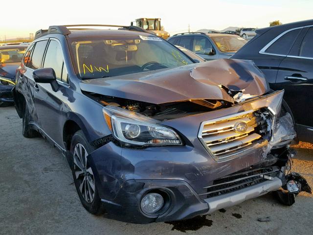 4S4BSENC6G3249104 - 2016 SUBARU OUTBACK 3. GRAY photo 1