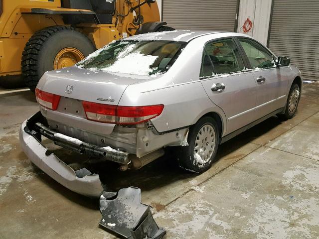 JHMCM56134C037111 - 2004 HONDA ACCORD DX SILVER photo 4