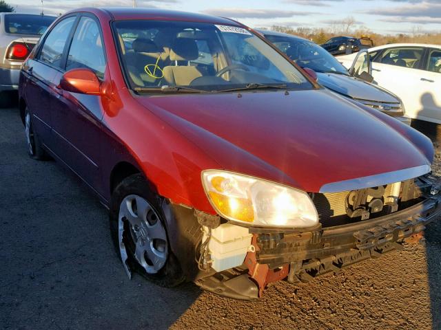 KNAFE122775429517 - 2007 KIA SPECTRA EX BURGUNDY photo 1