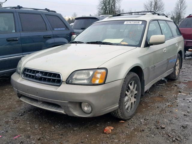 4S3BH686647603562 - 2004 SUBARU LEGACY OUT TAN photo 2