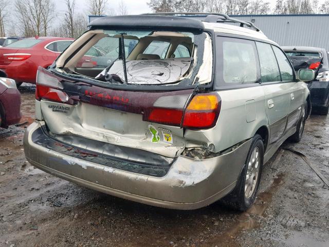 4S3BH686647603562 - 2004 SUBARU LEGACY OUT TAN photo 4