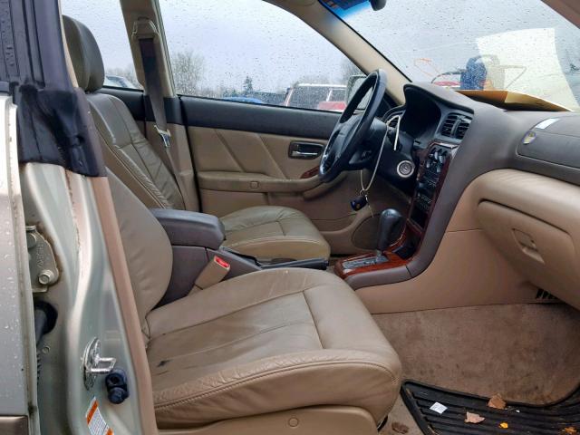 4S3BH686647603562 - 2004 SUBARU LEGACY OUT TAN photo 5