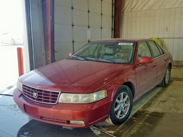 1G6KS54Y13U140557 - 2003 CADILLAC SEVILLE SL RED photo 2