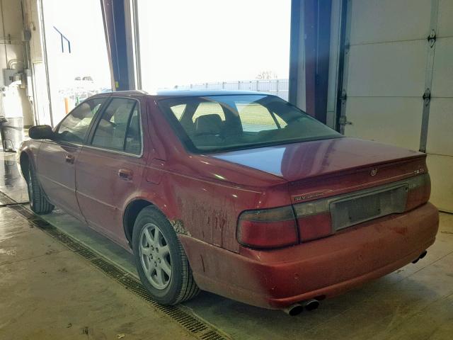 1G6KS54Y13U140557 - 2003 CADILLAC SEVILLE SL RED photo 3