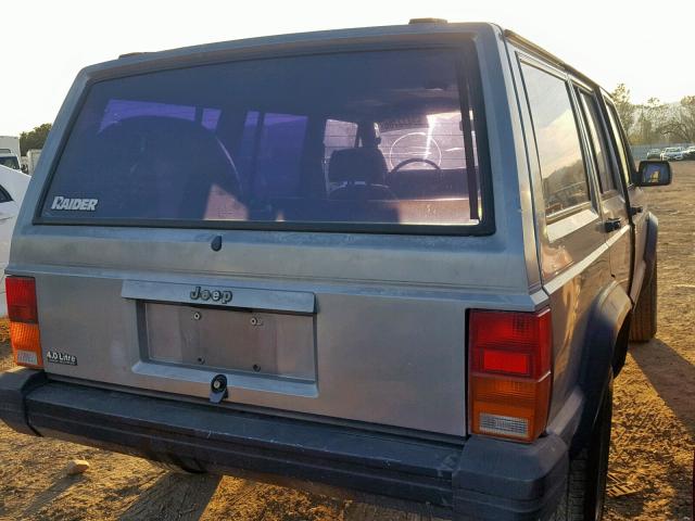 1J4FJ28S6PL614059 - 1993 JEEP CHEROKEE GRAY photo 4