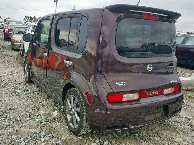 JN8AZ28R89T104101 - 2009 NISSAN CUBE BASE PURPLE photo 3