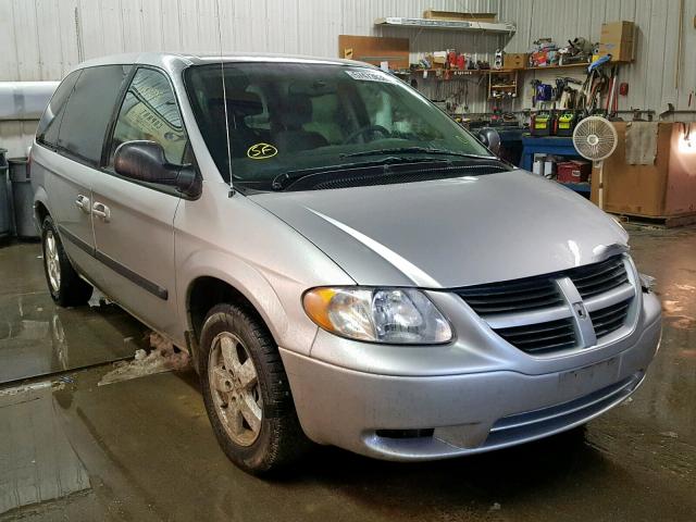 1D4GP45R45B436695 - 2005 DODGE CARAVAN SX SILVER photo 1