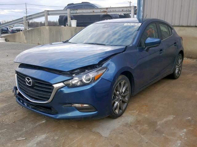 3MZBN1L31JM163306 - 2018 MAZDA 3 TOURING BLUE photo 2