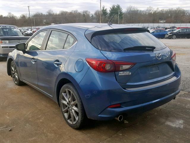 3MZBN1L31JM163306 - 2018 MAZDA 3 TOURING BLUE photo 3