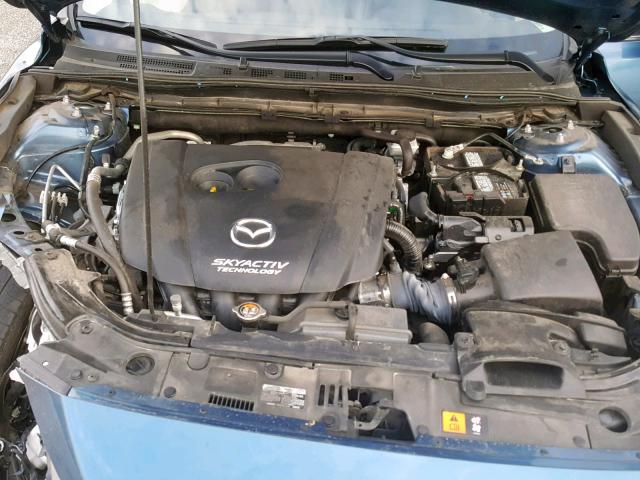 3MZBN1L31JM163306 - 2018 MAZDA 3 TOURING BLUE photo 7