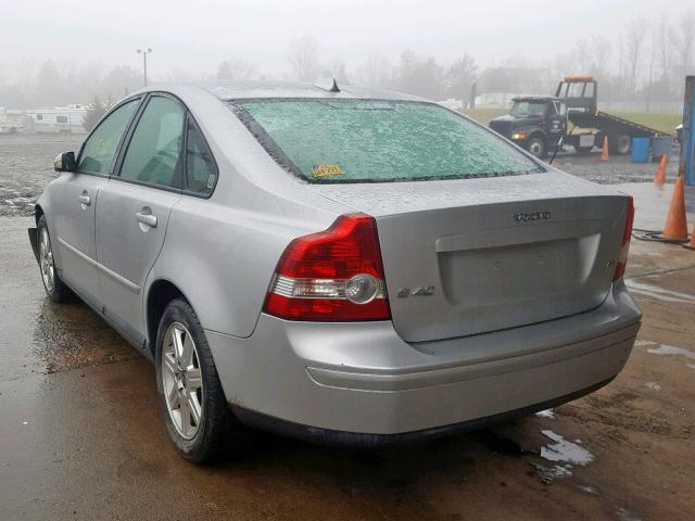 YV1MS390362193462 - 2006 VOLVO S40 2.4I SILVER photo 3