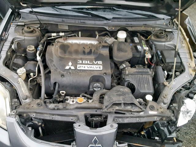 4A3AB36S35E031873 - 2005 MITSUBISHI GALANT LS GRAY photo 7