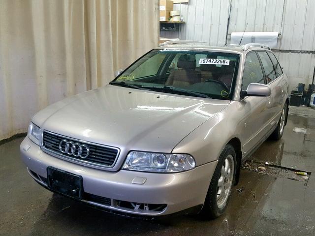 WAUGD28D7WA139287 - 1998 AUDI A4 2.8 AVA TAN photo 2