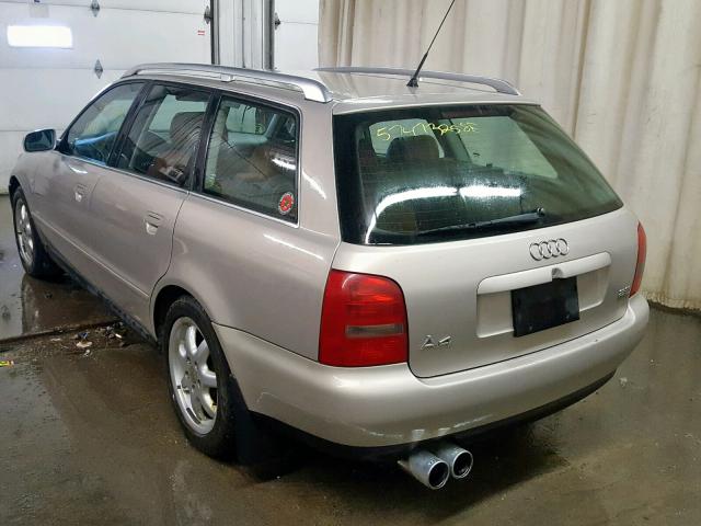 WAUGD28D7WA139287 - 1998 AUDI A4 2.8 AVA TAN photo 3