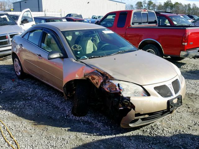 1G2ZF58B974175511 - 2007 PONTIAC G6 VALUE L GOLD photo 1