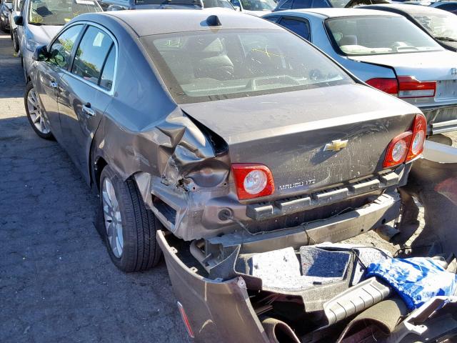 1G1ZG5E79CF256850 - 2012 CHEVROLET MALIBU LTZ ყავისფერი ფოტო 3