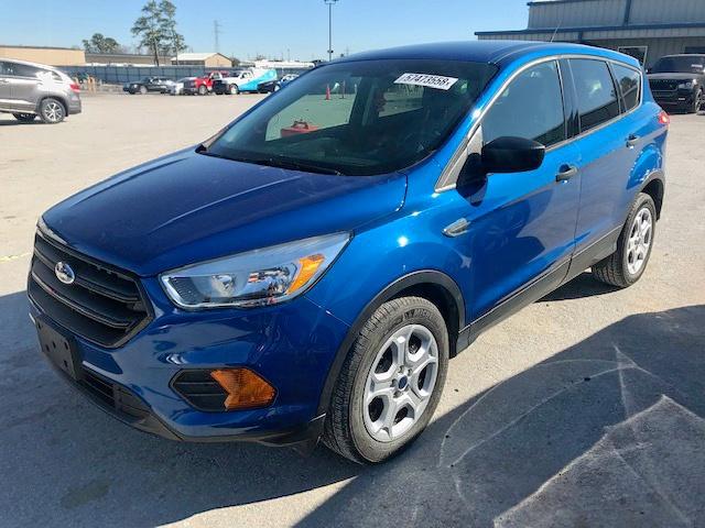 1FMCU0F75HUA13512 - 2017 FORD ESCAPE S BLUE photo 2