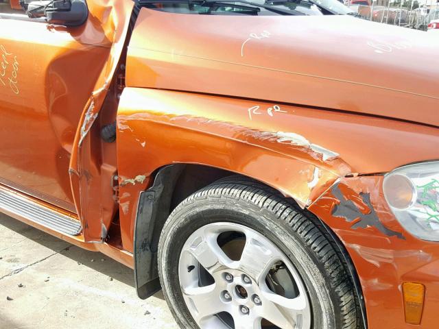 3GNDA23P46S576489 - 2006 CHEVROLET HHR LT ORANGE photo 9