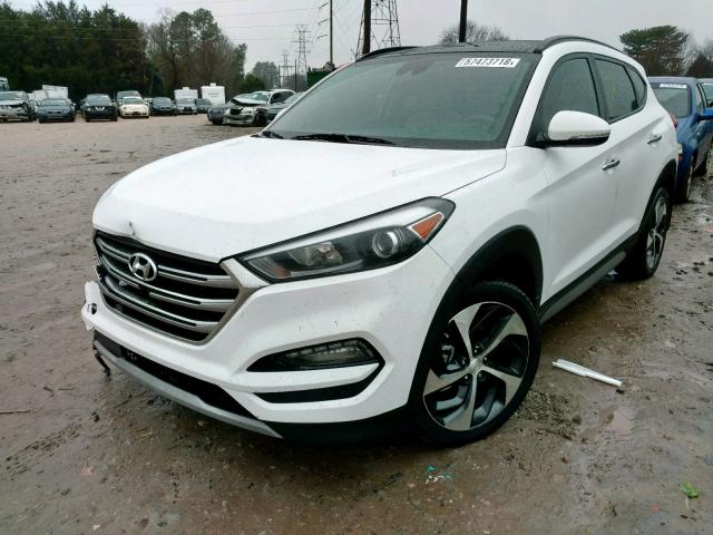 KM8J33A28HU278674 - 2017 HYUNDAI TUCSON LIM WHITE photo 2