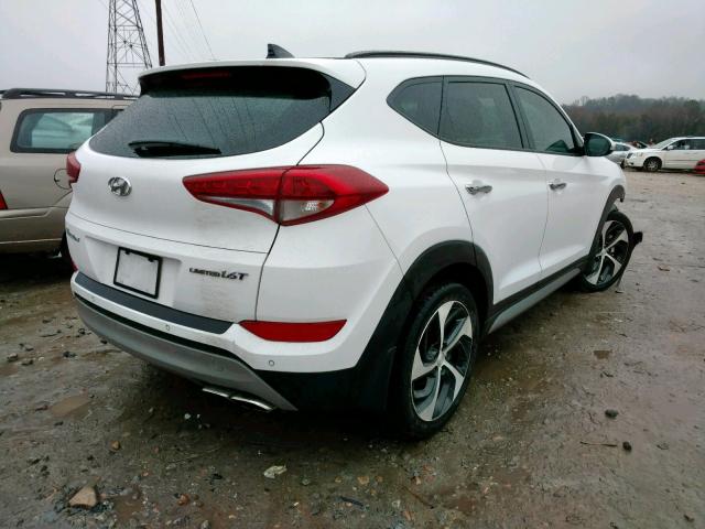 KM8J33A28HU278674 - 2017 HYUNDAI TUCSON LIM WHITE photo 4