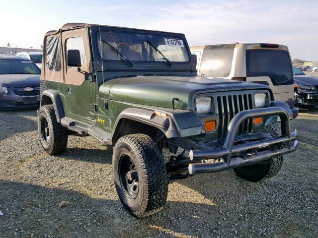 1J4FY19P6SP285087 - 1995 JEEP WRANGLER / GREEN photo 1