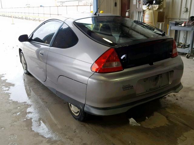 JHMZE14751T003402 - 2001 HONDA INSIGHT SILVER photo 3