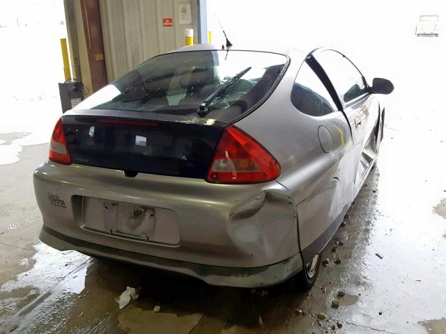 JHMZE14751T003402 - 2001 HONDA INSIGHT SILVER photo 4