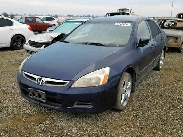 JHMCM56166C005661 - 2006 HONDA ACCORD VAL BLUE photo 2